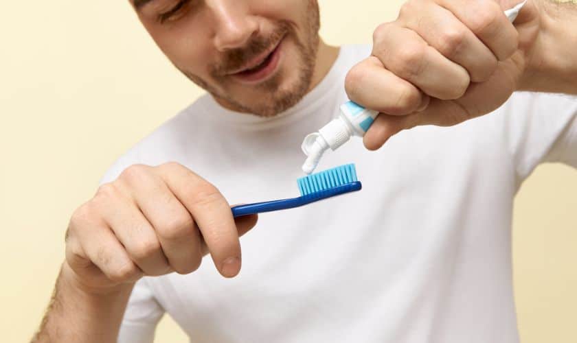 Brushing and flossing