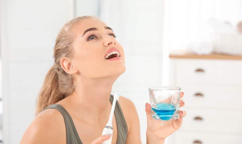 Rinse with Mouthwash